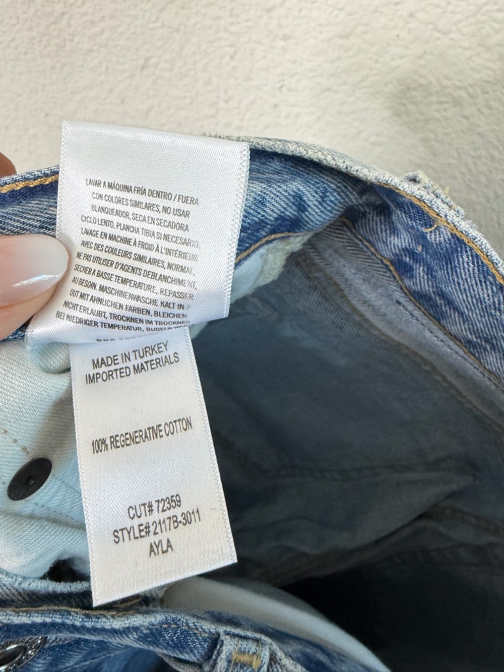 NEW Citizens Of Humanity Ayla Barrel Leg Crop Raw Hem in Sodapop Womens Size 26‎ - Picture 13 of 13